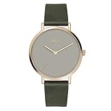 Hochwertige s.Oliver Damenuhr aus Metall mit weichem Kunstlederarmband und japanischem Qualitätswerk