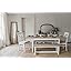 Florence large rectangular dining table. White extendable kitchen table ...