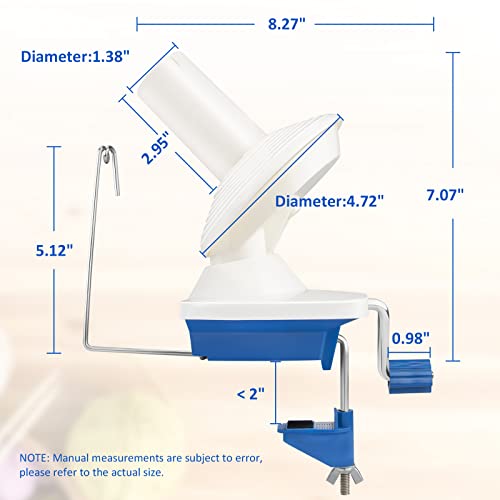 Adhafera Yarn Winder, Yarn Ball Winder For Crocheting, The Helper For Yarn Collection Lovers #TOP2