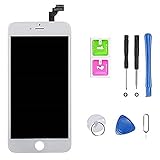 Hoonyer Pantalla Táctil LCD para iPhone 6 4.7" Reemplazo Pantalla LCD Pantalla Táctil de Repuesto con Herramientas (Blanco)