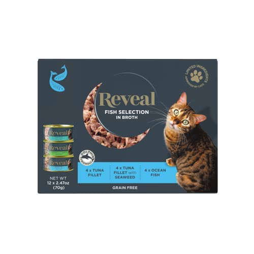 Reveal Natural Wet Cat Food, 12 Pack, Limited Ingredient Canned Wet Cat