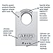 ABUS 83CS/55-300 Schlage Rekeyable Chrome Plated Brass Padlock, Zero Bitted