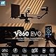 DF DIGITALFOTO Motorisierte 360°-Fotokabine, 2. Generation, Fotografie-Drehteller, Montage auf Stativ, Rotationsplattform für Schmuck-/Parfümfotografie, Bullet-Time, V360EVO