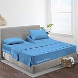 Top Split Flex Sheet Set for Adjustable Bed 30" Split Head California King Size 1000 TC Soft & Smoot