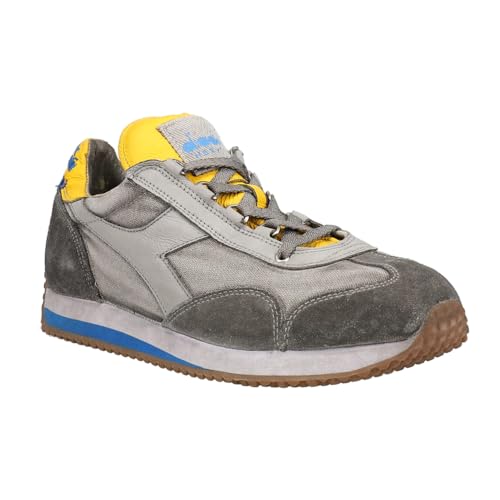 Diadora Mens Equip H Dirty Stone Wash Evo Lace Up Sneakers Shoes Casual - Grey - Size 7.5 M2