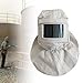 WeiLaiKeQi Sandblasting Hood Cap Neck Protector Clear Lenses Breathable Professional Easy Using Supplies Sand Blasting Face Protection