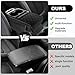 nckcmgl 5-in-1 Arm Rest Cover Universal Armrest Storage Box Upgrade Memory Foam Console Cover with Cup for Car Phone Tissue Box Holder