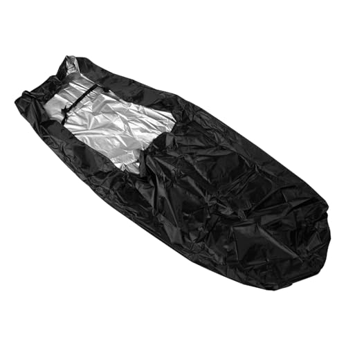 ibasenice Lawn Mower Cover Lawnmower Universal Tarpaulin Outdoor Heavy Duty Waterproof Tarp Accessories Covers Protection Machine Protective Garden Grass Protector Patio Mowing Black Fabric