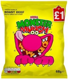 Mega Monster Munch Roast Beef Snacks PMP (68g x 12)