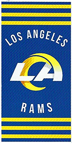 Image of Northwest NFL Los Angeles Rams Unisex-Adult Beach Towel, 30 inch x 60 inch, Stripes