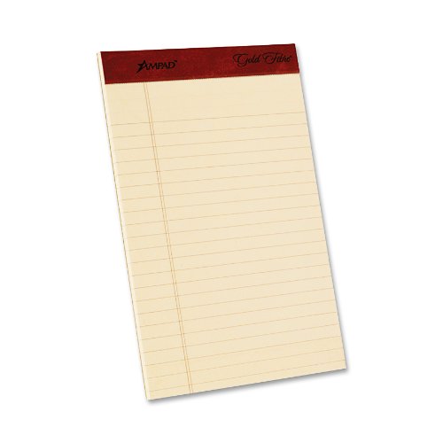 Ampad Writing Pad, 5 x 8 Inches, Ivory, 50 Sheets per Pad (20-015)