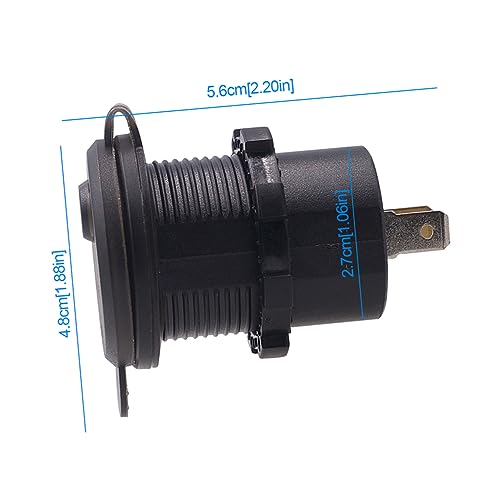Cargador USB Mikikit con pantalla digital y luz indicadora de voltaje 5