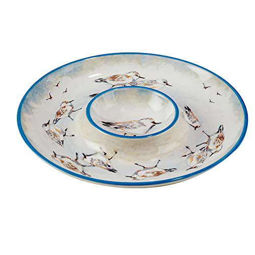 Certified International Shorebirds Chip & Dip, 13.5