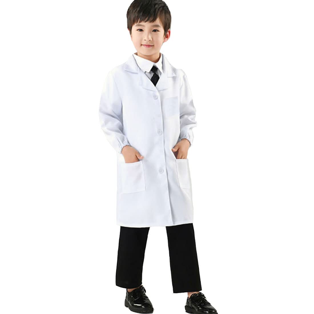 Baby Girls Kids Unisex Lab Coat for Scientist Role Play Costume Set - Halloween Dress