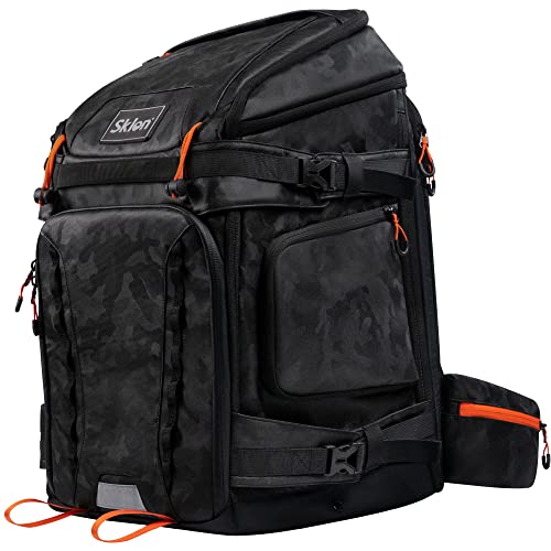 Sklon Sac à Dos pour Bottes de Ski et de Snowboard - 55 - 65 litres - Pack de Sport d'hiver pour Voyage - Transport de Votre équipement de Ski et de Snowboard Cover