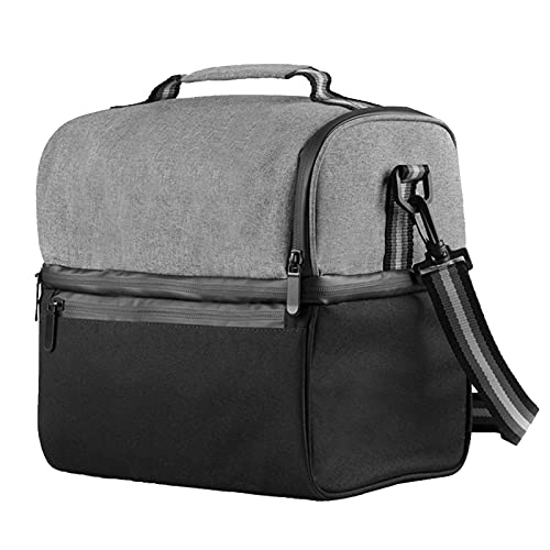 HNCS Isolierte Lunchtasche, Thermo-Lunch-Tragetasche, Wiederverwendbare Lunchbox für Büro, auslaufsichere Kühltasche gefrierbare Lunchtasche, Kühltasche für Arbeit Schule Reisen und Picknick Cover