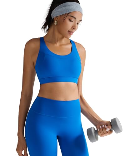 Image of RUNNING GIRL Sports Bra for Women, Molded Cup High Impact Sports Bras for Women with Sewn in Pads