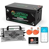 36V 100Ah LiFePO4 Golf Cart Lithium Battery Kit (3840Wh) with Charger, Monitor & Accessories, 200A BMS, 8000+ Cycles -Perfect For Golf Carts, RV, Solar Off-Grid, Home Backup