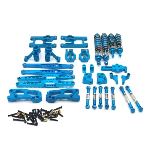 Accessories For Wltoys 12427 12428 12423 For Fy-01 02 03 1/12 Rc Car Metal Upgrade Replacement Parts Set Remote Control Car Accessories(blue)