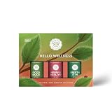 Hello Wellness Essential Oil Set of 3 Pure and Natural Essential Oils for Home, Office, Diffuser | Premium Aromatherapy Blends | Good Mood, Happy & Healthy, Breathe it in