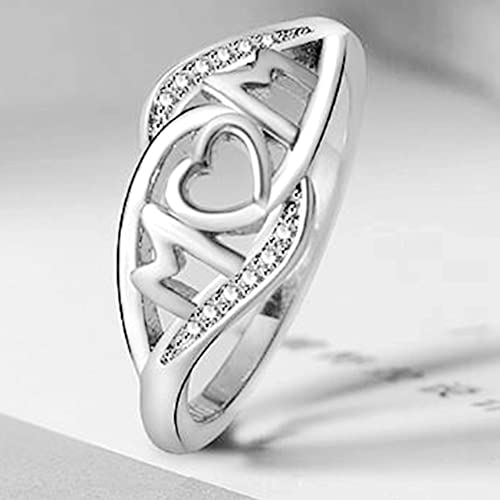 Jude Jewelers Stainless Steel Mom Mother's Day Birthday Wedding Graduation Statement Festival Holiday Ring3