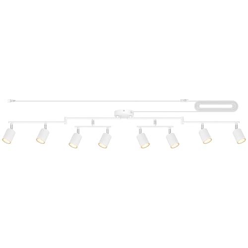 Plug in Track Lighting LED, Track Lighting Fixtures Ceiling, White