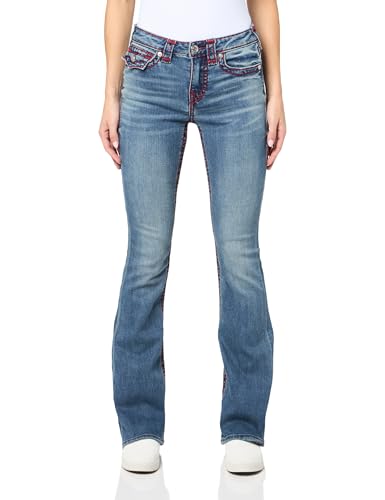 True Religion Women's Becca Mid Rise Boot Super T Flap​