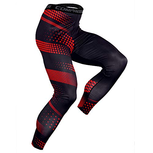 Image of OEBLD Compression Pants Men Thermal Underwear Set Base Layer Dry Tights Gym Running Leggings Long Sleeve Shirt