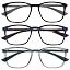 Pack of 3 | Black / Blue / Grey