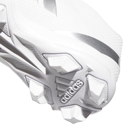 Adidas Unisex-Kid's Adizero Impact.2 Molded American Football, White/Silver Metallic/White, 4.5 by adidas - Image 7