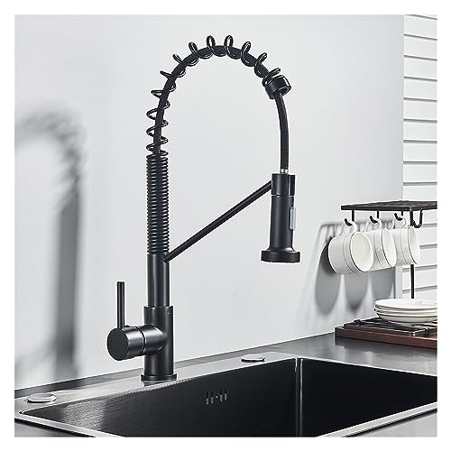 Robinet de lavabo orientable noir mat pour moderniser l'espace bien-être de votre salle de bain