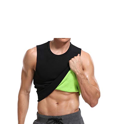 Chaleco de sauna moldeador de cuerpo con entrenador de cintura para hombres