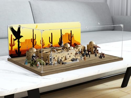 Vitrina Acrílico Compatible con Le-go Mos Eisley Cantina 75290, Caja Acrílico Prueba Polvo para Caja Colección 42099 (Solo Vitrina, No Incluye El Juego) A,3mm Vitrina Acrílico Compatible con Le-go Mos Eisley Cantina 75290, Caja Acrílico Prueba Polvo para Caja Colección 42099 (Solo Vitrina, No Incluye El Juego) A,3mm