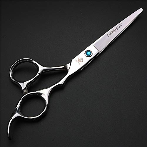 Ciseaux de coiffeur argentés 6" en acier durable pour dégradés précis - 3