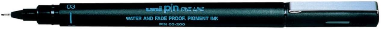 Technical Fineliner Black 0.3Mm (Pack Of 12)