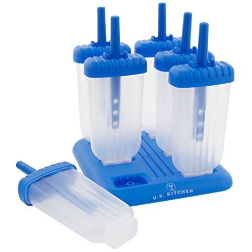U.S. Kitchen Supply 18-Piece Classic Reusable Jumbo Ice Pop Mold  Set - Thumbnail 3