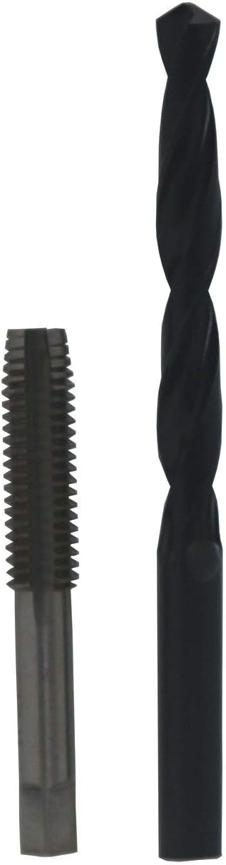 3/4"-10 HSS Plug Tap and matching 21/32" HSS 1/2" Shank Drill Bit in plastic pouch.