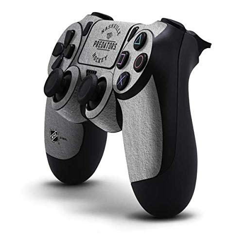 Skinit Decal Gaming Skin Compatible with PS4 Controller - Officially Licensed NHL Nashville Predators Black Text Design