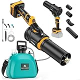TAIRDA 3-in-1 Mist Blower Sprayer Compatible for Dewalt 20V Battery(NO Battery), 2.1Gal Battery Powered Mist...
