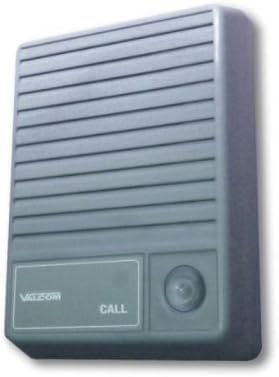 VALCOM V-1074 Talkback Doorplate Surface Speaker- Gray (VC-V-1074) by Valcom