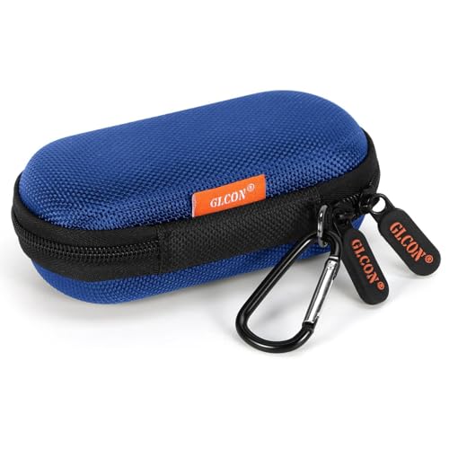 Image of Ultra-Hard Small Carrying Case for Wired Earbuds, Heart Monitor, USB Flash Drive, Charging Cable - Portable Mini IEM Case Universal Pouch Bag for in Ear Monitor, Airpods, Galaxy Buds, Earpods