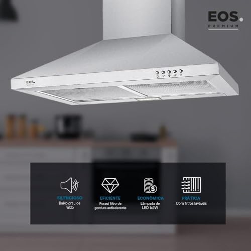 Coifa e Depurador de Parede Eos Premium Eco60ppi 110v