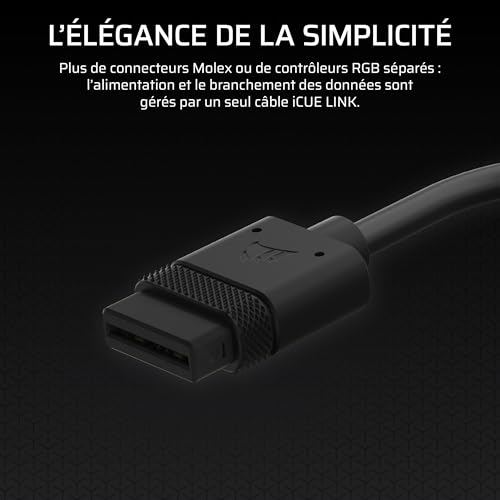 CORSAIR iCUE Link XD6 RGB Elite LCD PumpReservoir – Pompe FlowDrive Max Écran LCD IPS 480x480 Capteur de Température Intégré 22 LEDs RGB Adressables Réservoir Nylon 440ml – Furtif - vue 7