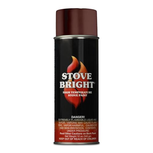 Stove Bright High Temp Paint Bark Brown 8126, 1200°F, Satin