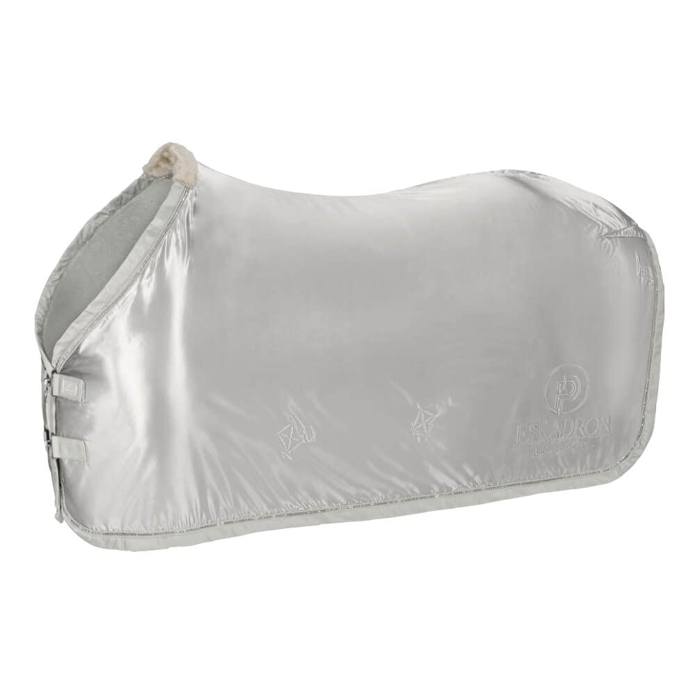 Couverture séchante Satin Show 210 pearlgrey XL pour cheval de sport