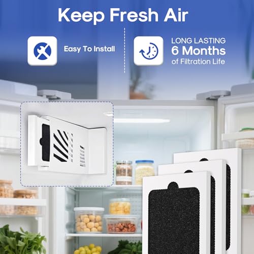 Image of ICEPURE AF001 Refrigerator Air Filter Replacement for EAFCBF, Pure Air Ultra, PAULTRA, SCPUREAIR2PK, 242047801, 242061001, 241754001, 241754002, PS1993820, 7241754001, 3Pack