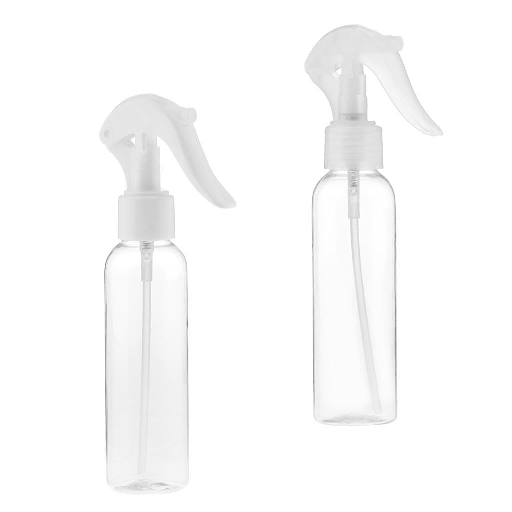 CYDZSRA Empty Spray Containers Set With Trigger Sprayer Makeup And Ensuring Storage Set Of 2 Makeup Trigger Sprayer Bottle Empty Travel Spray Containers Refillable. Bottles Can, 120ml
