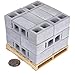 Acacia Grove Mini Cinder Blocks with Pallet, 1/12 Scale (24 Pack)