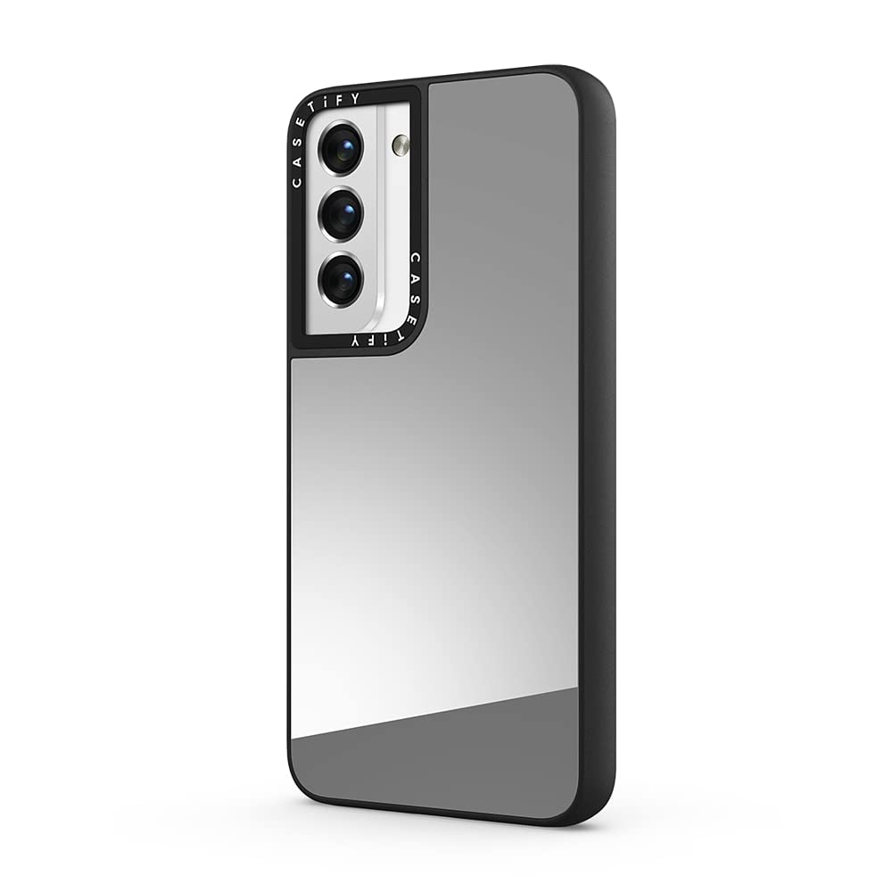 Amazon.com: CASETiFY Mirror Case for Galaxy S22 - Silver on Black