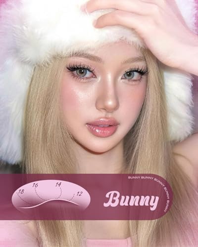 OKAYLOVE Manga Lash Clusters, BUNNY 8-18mm Natural Wispy Eyelash Clusters, 120pcs CC Curl Anime Individual Lashes Clear Band Fairy Cluster Eyelashes Extensions for Party, Cosplay - 1